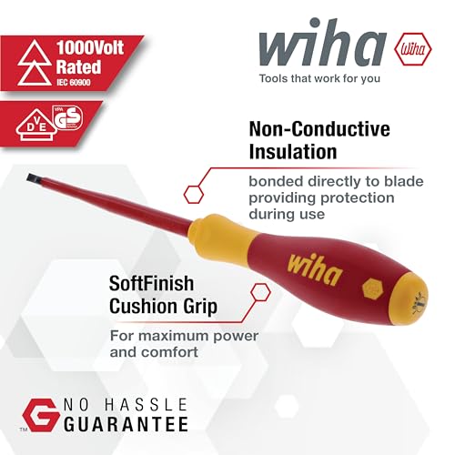 Image of Wiha 32081 Insulated Screwdriver Tray Set, 5-Piece Professional Tool Kit