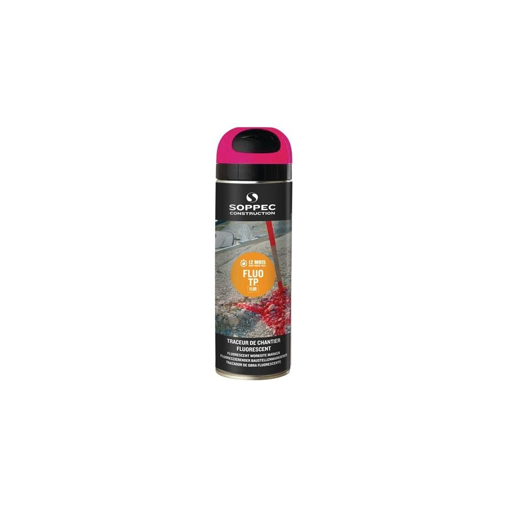 Soppec Fluorescent Pink TP Temporary Marking Spray Paint Construction Survey