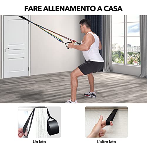 Elastico Fitness Set, S-CARING Fasce di Resistenza...