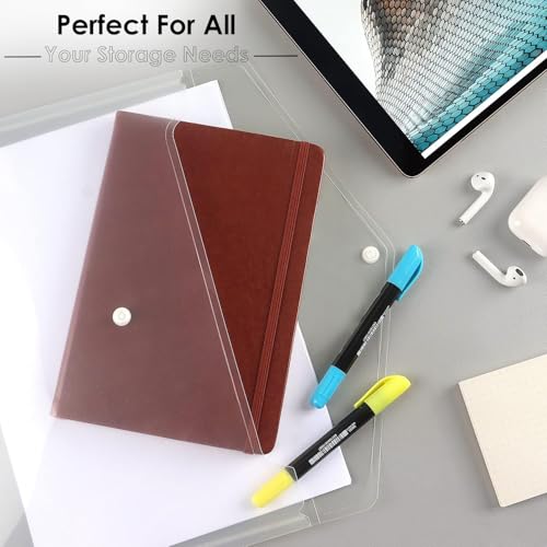 Image of Shuban A5 Small Document File Folder | Plastic Envelope Files | Waterproof Expanding File Folder for Office, School, Bills, Receipts, Certificates & Travel Documents(20Pcs-Mix Color)
