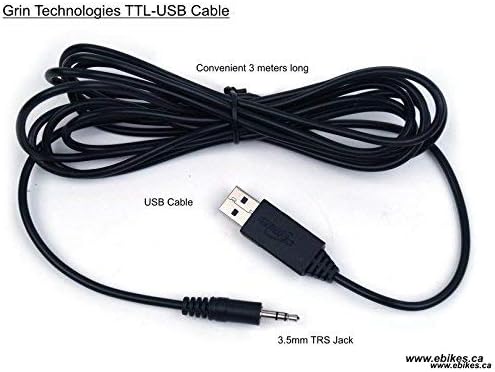 Grin TechnologiesTTL to USB Programming Cable for Satiator, Phaserunner and Cycle Analyst