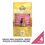 Nature's Recipe Grain Free Dry Dog Food, Salmon, Sweet Potato & Pumpkin Recipe, 4 lb. Bag - Image 2