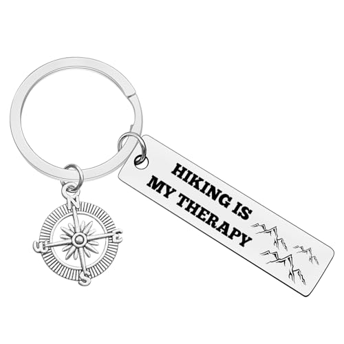 Xiahuyu Hiking Keychain Gifts for Men Women Hiking Is My