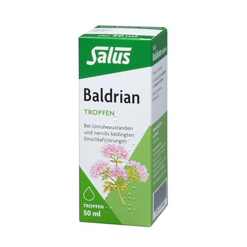 Salus - Baldrian Tropfen - bei Unruhezuständen und nervös bedingten Einschlafstörungen - 1x 50 ml Flasche