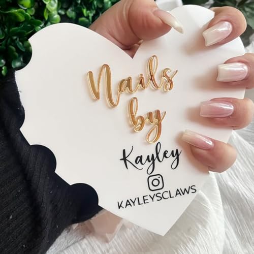 Soporte personalizado de uñas con forma de corazón miniatura 2