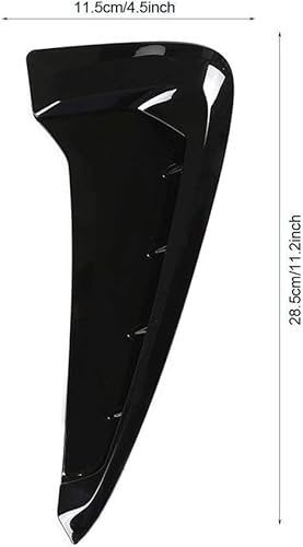 Miniatura 5 de rejilla con orificios con calcomanía de ABS, conductos de ventilación laterales para auto, para BMW serie X, X5, F15, X5M o F85, calcomanías