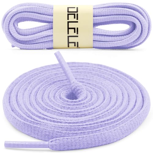 Image of DELELE 2Pair Oval Shoes laces 42 Colors Half Round 1 /4 inchAthletic ShoeLaces for Sport /Running Shoes Shoe Strings