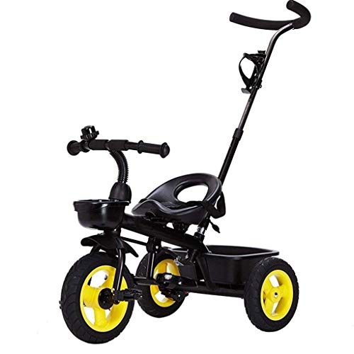 FLOYINM Kids Trike Toddlers Children Tricycle Stroller Trike 3 Wheel Pedal Bike Parent Push for 1 2 3 4 5 6 Years Old Boys Girls Indoor &Outdoor with Storage (Color : White-Dinosaur Doodle4)
