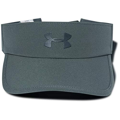 Under Armour Adult Run Shadow Visor , Pitch Gray (012)/Black , One Size Fits All