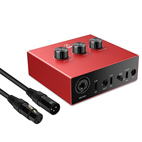 Amazon.co.jp: USBオーディオインターフェース x1 XLR/TRS x1 1/4