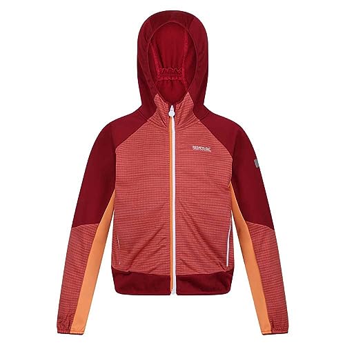 Childrens/Kids Prenton II Hooded Soft Shell Jacket (5-6 Years) (Mineral Red/Rumba Red)3