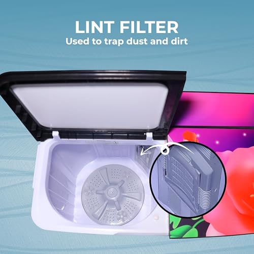 Image of Foxsky 8.5 kg Semi-Automatic Top Load Washing Machine Appliance (Aqua Wash)