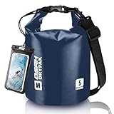 OSAH DRYPAK Dry Bag wasserdichte Tasche 5L/10L/20L/30L/40L Drybag Rucksack Wasserdicht Beutel mit Schultergurt und Wasserfester Handyhülle für Wassersport, Kajakfahren, Bootfahren, Camping