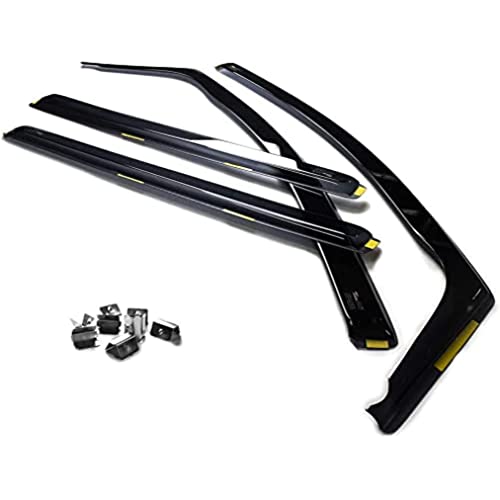 Heko 19123 Coupe-Vent protection pluie et air pour vitre voiture