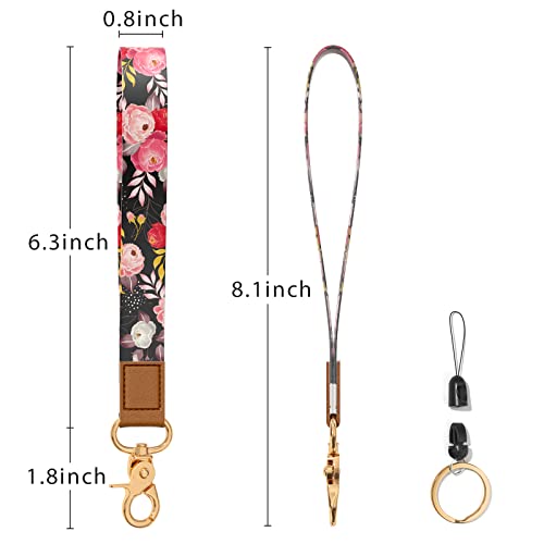 Image of Wrist Lanyard Key Chain, Wristlet Strap Keychain Holder for Women Men Car Keys Wallet Card Phone