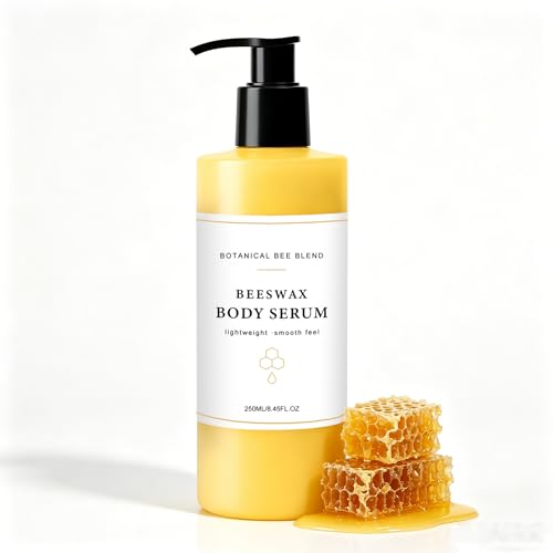 Beauty From Bees Body Serum,Beeswax Body Serum, Waterless Body Oil Moisturizer, Lightweight Wet Skin Formula for Soft, Radiant-Looking Skin. (1pcs/250ML)