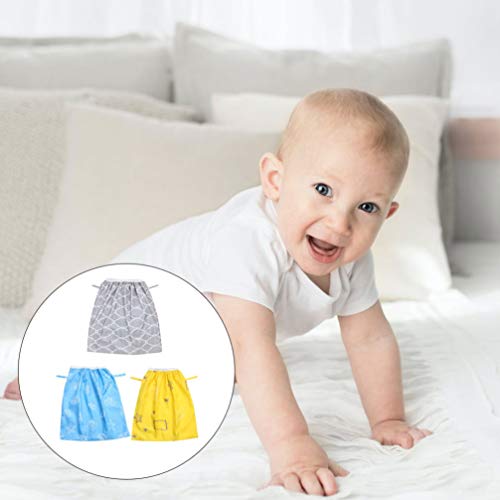 ARTIBETTER 3 Pcs Fralda ReutilizÃ¡vel Balde Forro de Pano Fralda Bolsa Lavanderia Cozinha Latas Saco