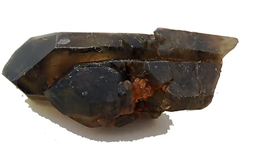 Quartz noir Morion double pointe pour l'ancrage et l'apaisement