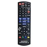 N2QAYB000734 Replaced Remote fit for Panasonic Blu-Ray Disc Player DMP-BD77 DMP-BD87 DMP-BD871 DMP-BD875 DMP-DB87P-K DMP-BD87-K DMP-BDT87 DMP-DBS100