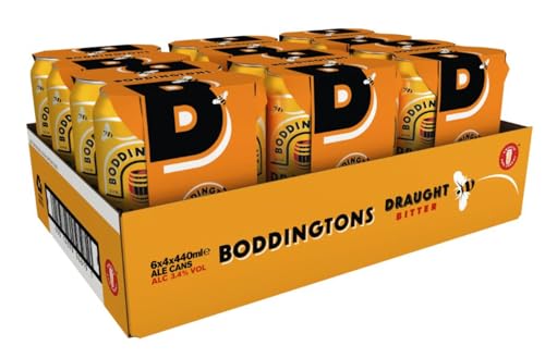 Boddingtons Draught Bitter Beer 24 x 440ml cans