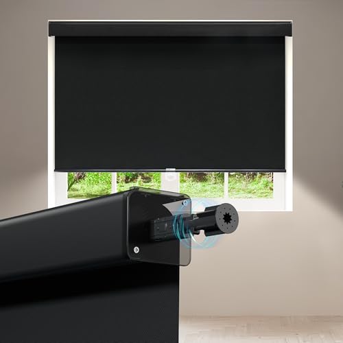 ColourTree Blackout Blinds Free-Stop Cordless Roller Shades Thermal-Insulated Window Blind, Easy...