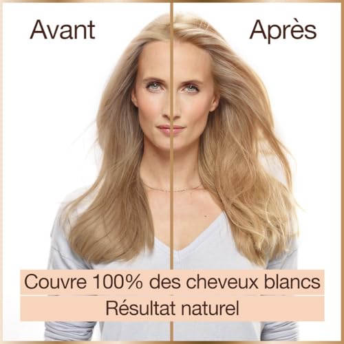 Coloration 9.1 Blond Vanille Sans Amoniaque Couvre 100% Cheveux Blancs Good Garnier La Boite - vue 6