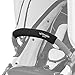 StrollAir Universal Handle Sleeve Cover, Grip Bar, Replacement, BOB, Bugaboo, Baby Jogger, Uppa Baby, Bumbleride, Black, 12"