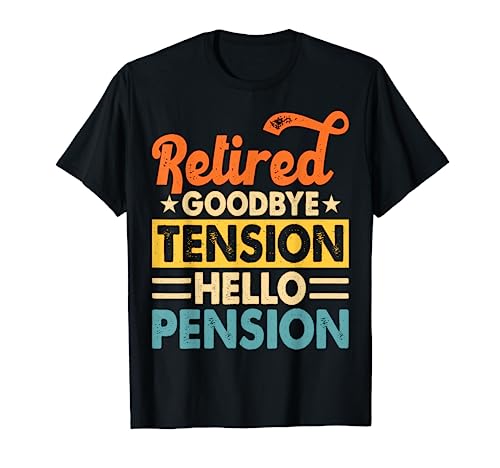 Funny retirement retro vintage sunset gifts for retired Maglietta