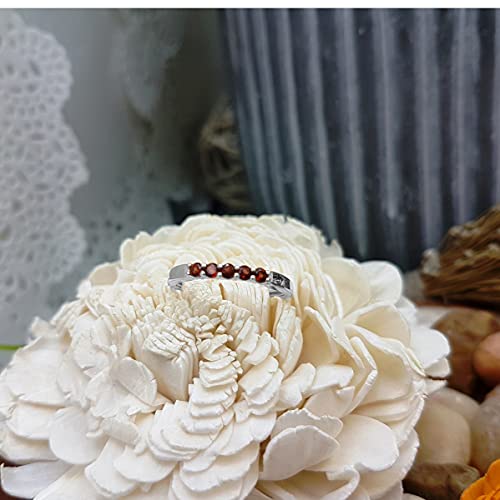 Dazzlingrock Collection Round Diamond or Gemstone 5 Stone Wedding Band for Women in 10K/14K/18K Solid Gold4