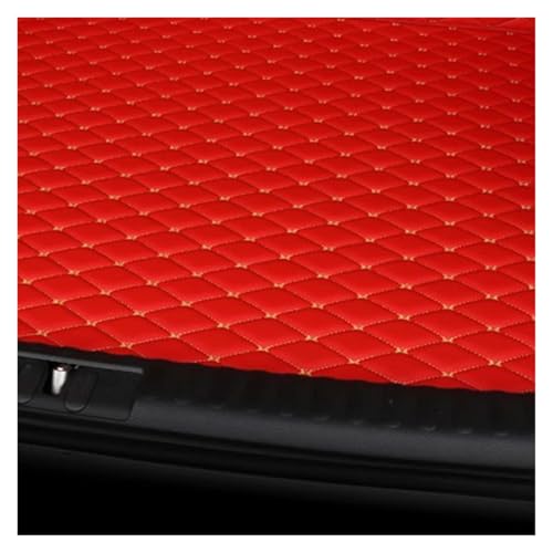 Tapis coffre arrière sur mesure rouge idéal pour les sorties en famille
