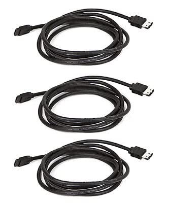 3 cables externos eSATA III 6 pies a SATA Serial ATA