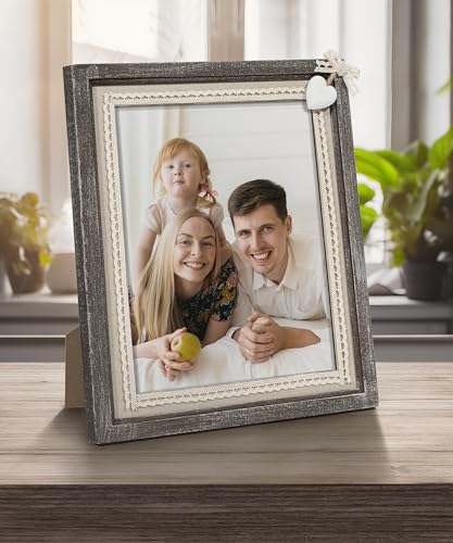 Sapowerntus-8×10-Picture-Frames-Rustic-Wood-Farmhouse-Cute-Heart-Love-Solid-Wooden-Family-Photo-Frame-Lace-Bow-Glass-Boho-Wall-Decor-Hanging-Tabletop-Kids-Mom-Mother-Wedding-Gift Sapowerntus 8×10 Picture Frames Rustic Wood Farmhouse Cute Heart Love Solid Wooden Family Photo Frame Lace Bow Glass Boho Wall Decor Hanging Tabletop Kids Mom Mother Wedding Gift