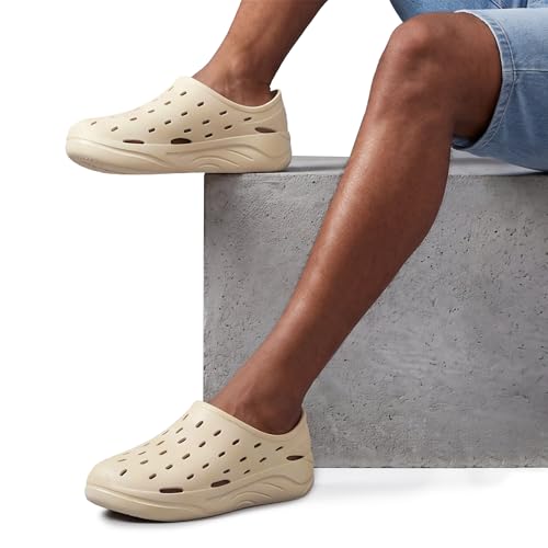 Image of Neeman's Cushers Rainscape Clogs for Men | Water-Friendly Slip-On Clogs | Lightweight Cushioned Comfort | Quick Dry Casual Footwear | Everyday Walking Chappal
