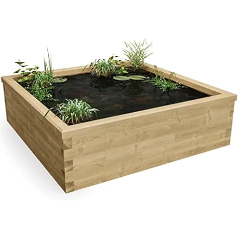 WoodBlocX Raised Pond Kit for Gardens Cover