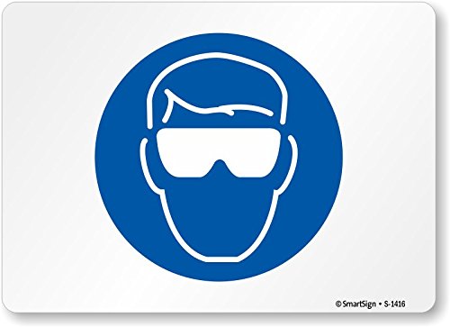 SmartSign “Eye Protection Required” Symbol Sign