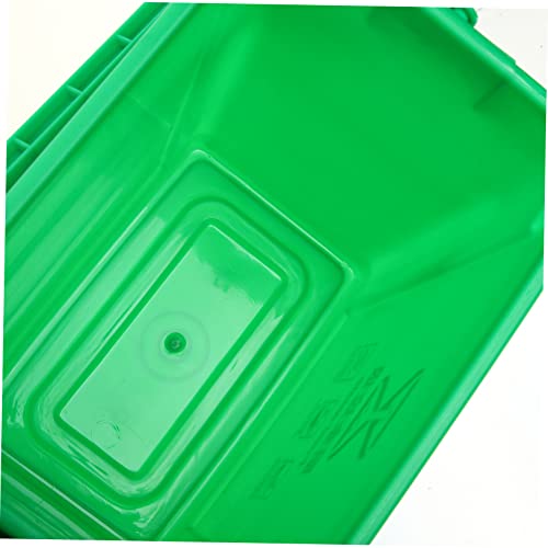 Caneca de basura rectangular para cocina con tapa y asa miniatura 4