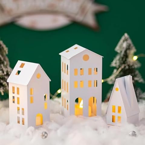 Romadedi White House Tealight Holder for Christmas Cover