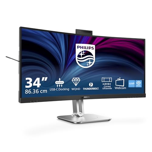 PHILIPS 6000 series 34B2U6603CH/00 monitor komputerowy 86,4 cm (34") 3440 x 1440 px Wide Quad HD LCD Szary