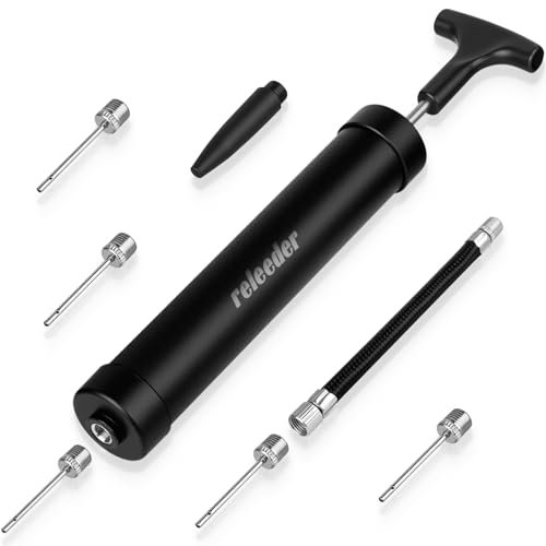 10 Inch Ball Pump Kit, Basketball Pump, Portable...
