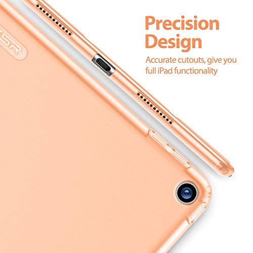 Image of ESR Rebound Slim Smart Case Specially Designed for iPad Air 3 10.5 inch 2019, Flexible TPU Back Cover with Rubberized Coating, Auto Sleep /Wake and Viewing /Typing Stand for iPad Air (3rd Gen) 2019, Papaya