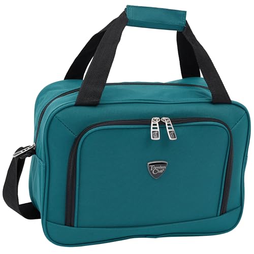 Travelers Club Chicago Hardside Expandable Spinner Luggages, Teal, 3 Piece Set - Image 6