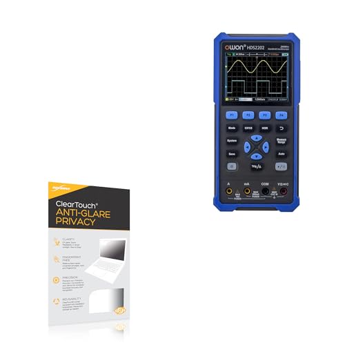 BoxWave Screen Protector Compatible with Owon HDS2202 - ClearTouch Anti-Glare Privacy (2-Pack), Privacy Screen Protector Flexible Film Anti-Glare