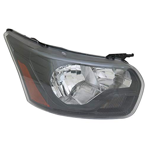 2016-2019 Ford Transit T 150 Cargo Van Passenger Side Headlight Assembly; From 9/2/15 Production; Without Logo; Without Chrome Trim [Fo] Partslink FO2503356C