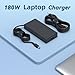 OSISZI 180W Rectangle Conn Charger Compatible with ASUS ROG Zephyrus G14 2025 AI Gaming Laptop V16 V3607 GA403UU GA403UV GA403UI OLED ADP-180TB K Power Supply AC Adapter