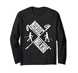Nordic Walking Gekreuzte Walking Stöcke Langarmshirt