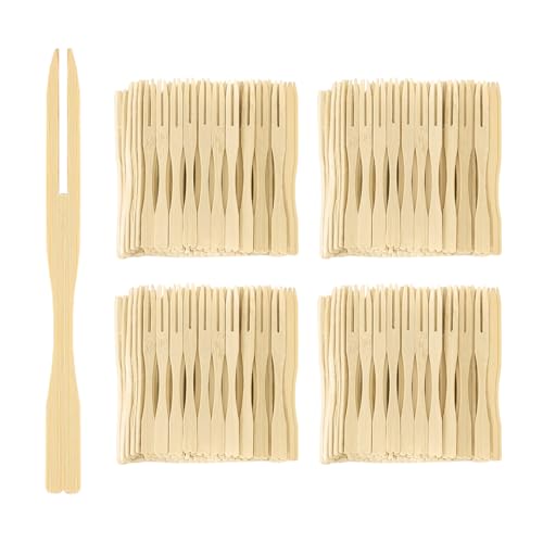 400 Tenedores De Madera Para Frutas, Tenedores Para Cena, Tenedores Para Frutas Para Fiestas, Tenedores Para Cócteles, Adecuados Para El Hogar, Bar, Restaurante 400 Tenedores De Madera Para Frutas, Tenedores Para Cena, Tenedores Para Frutas Para Fiestas, Tenedores Para Cócteles, Adecuados Para El Hogar, Bar, Restaurante