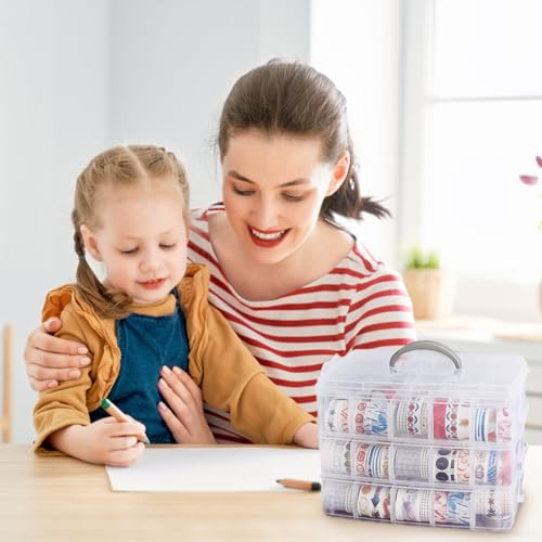 Rangement de ruban washi à compartiments pour stopper le désordre créatif