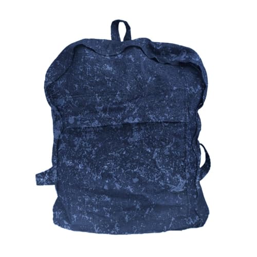 Mochila Jeans Escolar Masculina Feminina Unisex (Jeans Azul Lavado)