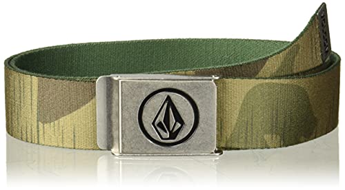 Volcom Circle Web Belt Cinturón, Hombre, Camouflage, O/S