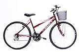 Melhor Bicicleta Feminina de 2025: Guia de Compra Completo 3 Bicicleta Aro 26 Feminina De Passeio 18 Marchas Saidx (Vermelha)